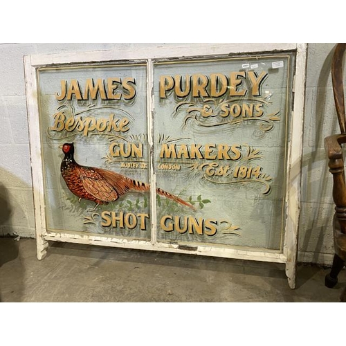 99 - Purdey & Sons sash window frame 117H 95W