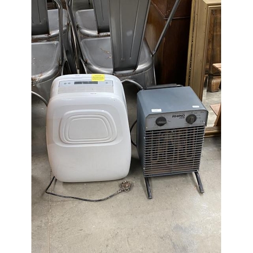 62 - BLYSS WDH-316DC dehumidifier & Rhino FH3 fan heater