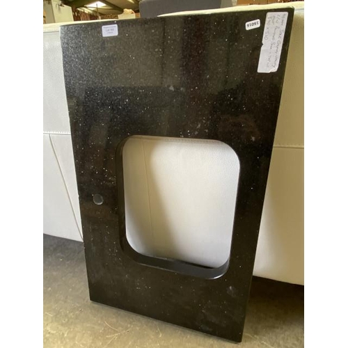 105 - 40mm Star Galaxy granite vanity top with sink & tap cut out 840 x 510mm