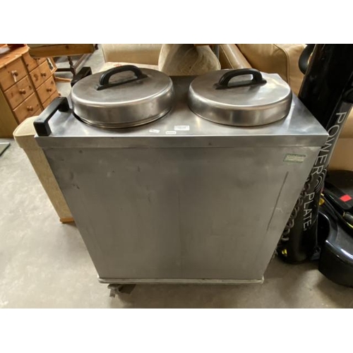 118 - Mobile catering plate warmer and dispenser
