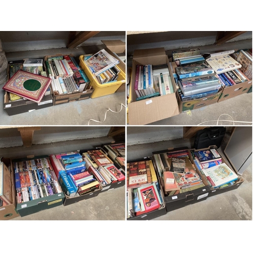 456 - 11 boxes of books & DVD's inc. Les Misérables, Celtic Design, Gustav Klimt, Antoni Gaudi, Millers 20... 