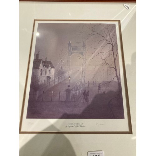 37 - 3 Limited Edition framed Raymond Alfred Gilronan prints - Evening Lamplight I, II & III (207/850) 67... 