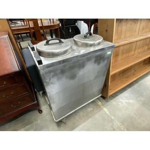 108 - Mobile catering plate warmer and dispenser