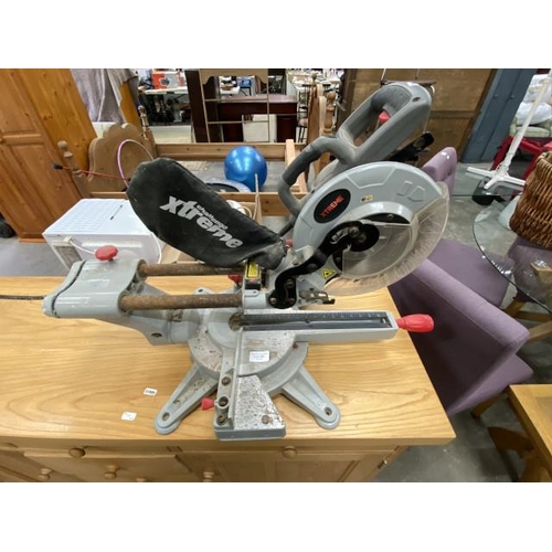 125 - Powerbase 1700W 210mm sliding mitre saw