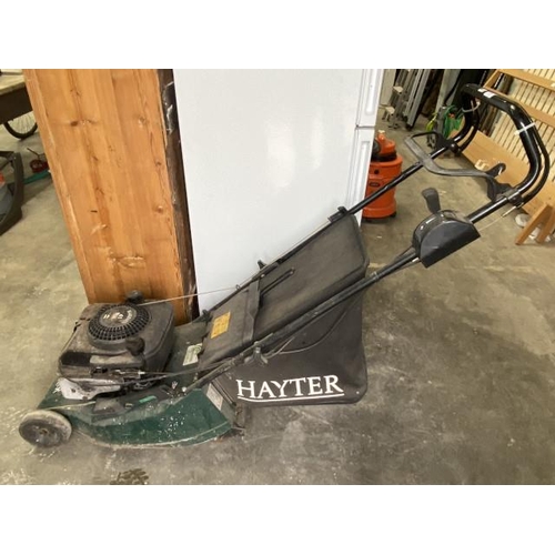 15 - Hayter 41 petrol lawnmower as found