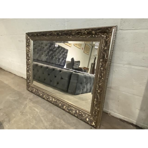 30 - Silver gilt framed mirror 110 x 80cm