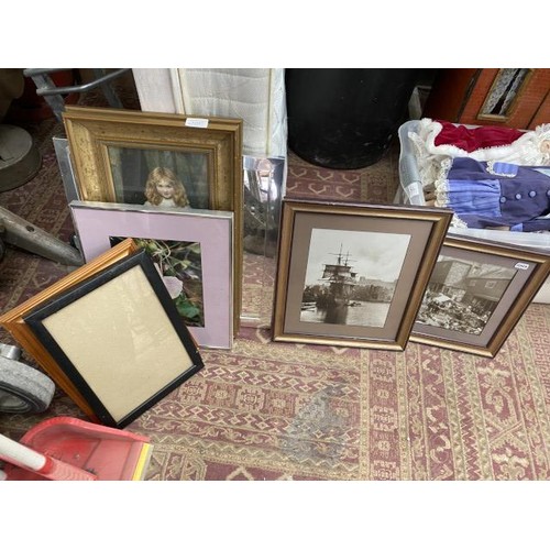 611 - Assorted framed pictures and prints