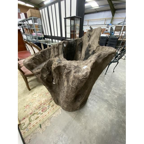 181 - Chestnut (lightning struck) tree stump/table base 125H 105W