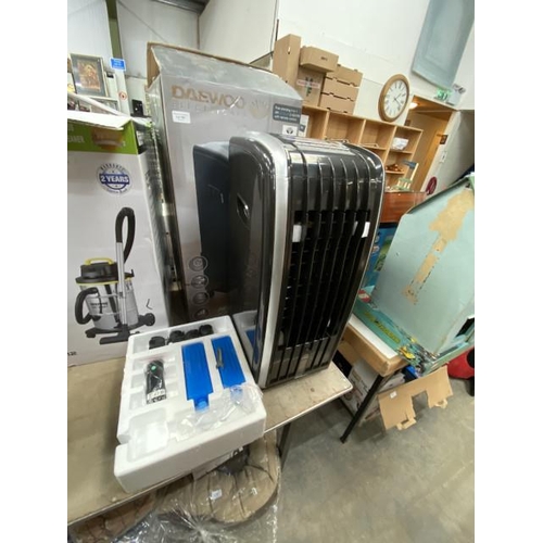 196 - Daewoo COL1068 air cooler & heater (new)