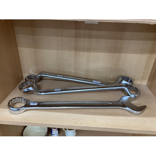 263 - BANCO 2” AF combination spanner (as new) & 2x BEDFORD AF double ring spanners 2”/ 1 13/16”