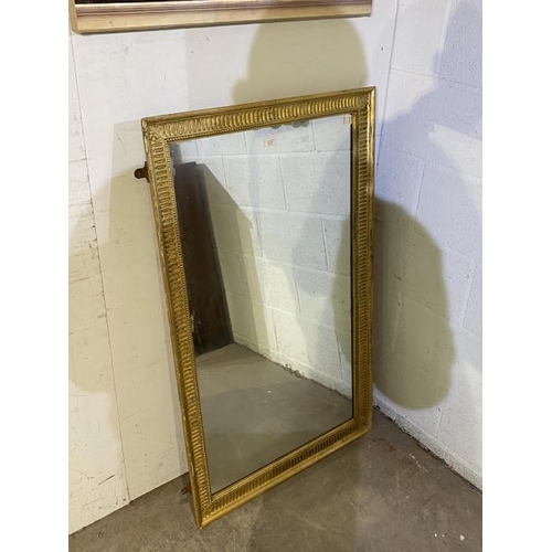 79 - Gilt framed mirror 72 x 119cm