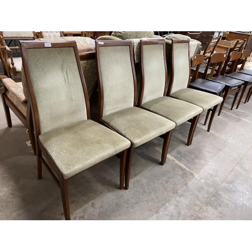 87 - 4 mid century G Plan dining chairs 47W