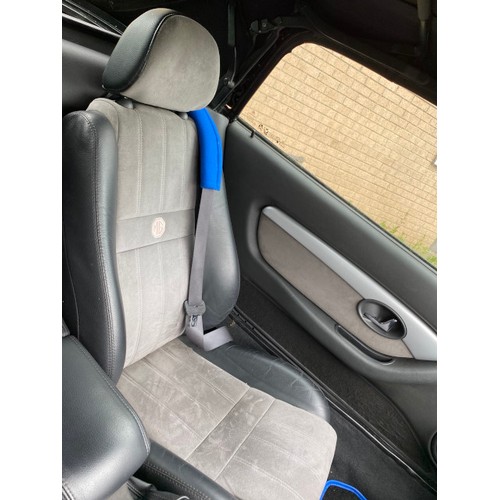 207 - BK05 WXM MG TF SPARK 115 in blue, petrol, 2 door, 1588CC, 3 keys & fobs, MOT until 31 August 2024, 5... 