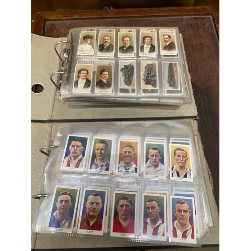 483 - 4 albums of cigarette cards including Carreras Limited ‘Popular Footballers’, John Player & Sons ‘Fo... 