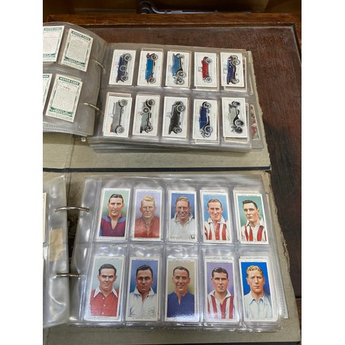 483 - 4 albums of cigarette cards including Carreras Limited ‘Popular Footballers’, John Player & Sons ‘Fo... 