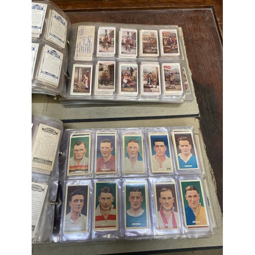 483 - 4 albums of cigarette cards including Carreras Limited ‘Popular Footballers’, John Player & Sons ‘Fo... 