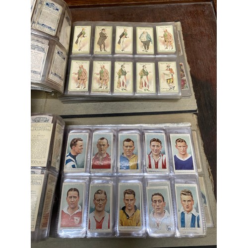 483 - 4 albums of cigarette cards including Carreras Limited ‘Popular Footballers’, John Player & Sons ‘Fo... 