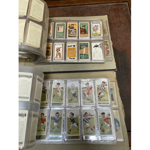 483 - 4 albums of cigarette cards including Carreras Limited ‘Popular Footballers’, John Player & Sons ‘Fo... 