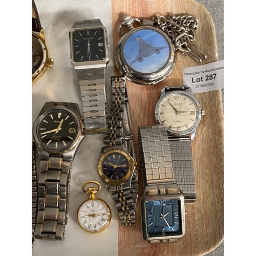 287 - 20 watches/ pocket watches inc. Citizen Eco-Drive 