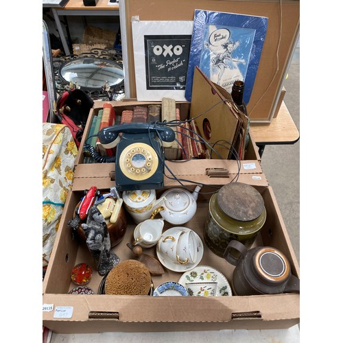 497 - Assorted collectables including Singer sewing machines (as found), suitcase of sewing and knitting r... 