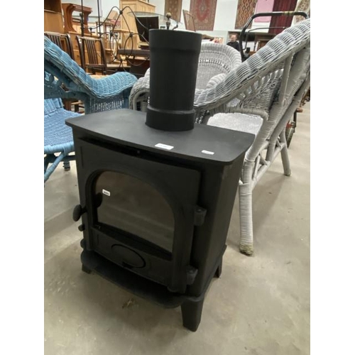 100 - STOVAX ST5MF1 - Stockton 5 multi fuel stove (544H 481W 335D mm)in excellent condition