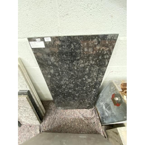 16 - Steel Grey granite table top 875 x 575mm