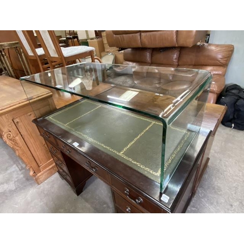 151 - Habitat tempered glass coffee table 35H 110W 55D