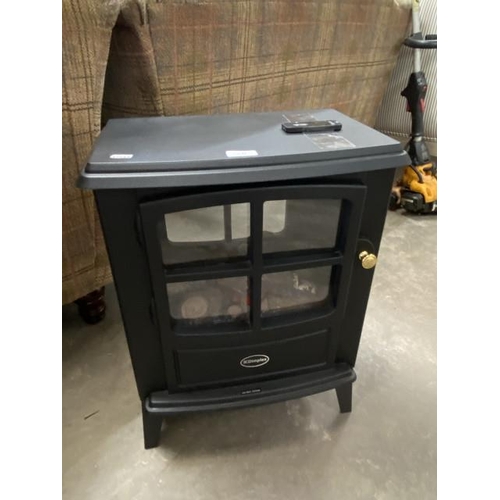 23 - Dimplex BFD20N Optiflame electric stove with remote 54H 44W 29D