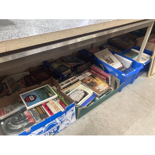 462 - 10 boxes of books relating to Yorkshire, England, History, War etc.