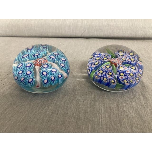 479 - 2 Venetian glass paperweights