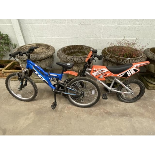 112 - Outrider Indi bike & Motobike MXR450 child’s bike