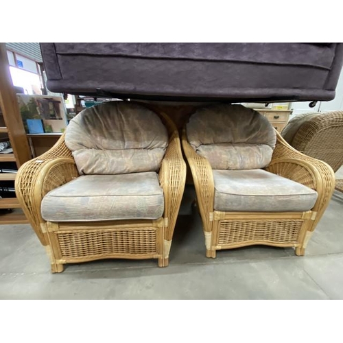 120 - 2 bamboo conservatory chairs 90W