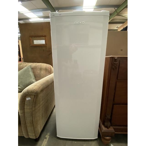 23 - BEKO upright fridge 146H 55W 56D