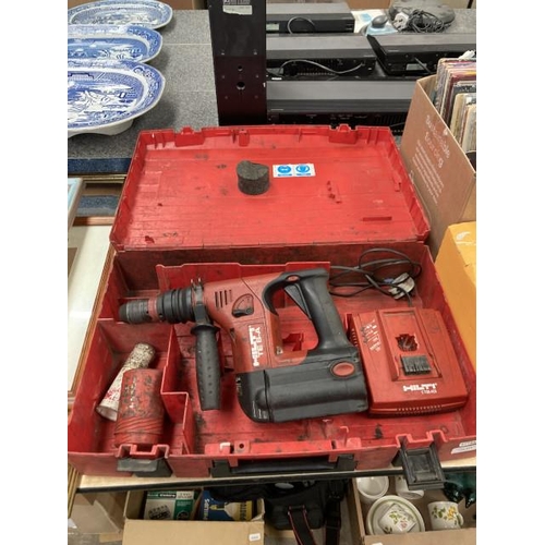 518 - Cased Hilti TE6-A hammer drill with charger