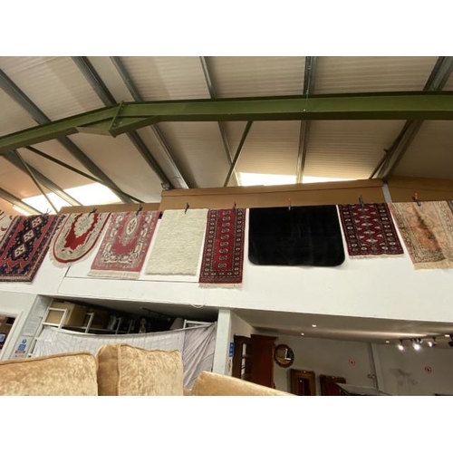 97 - 6 assorted rugs (90 x 62cm, 150 x 128cm, 188 x 65cm, 145 x 79cm, 170 x 92cm & 160 x 95cm)