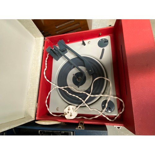 495 - 3 turntables inc. 2 Fidelity & Garrard Black Box (all sold as seen), box of books etc.