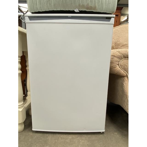 135 - White under counter  fridge with ice box 55W