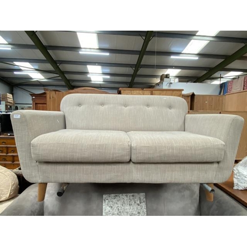 138 - Marks & Spencer 'Malmo' settee  upholstered in Veela linen 150W