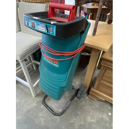 166 - Bosch AXT Rapid 200 garden shredder