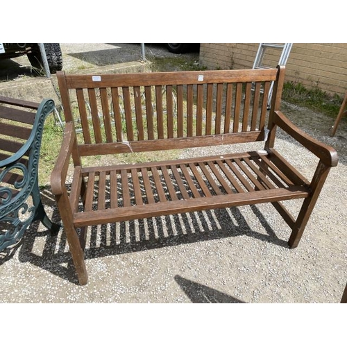 227 - Teak garden bench 120W