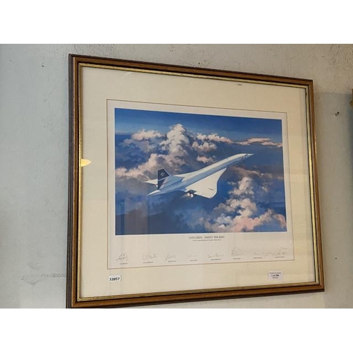 288 - Concorde 'Simply The Best' Limited Edition print by Timothy O'Brien 912/1950, hand signed by the art... 