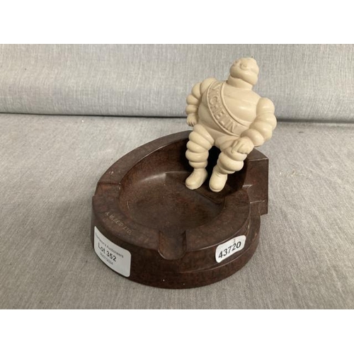 352 - 1930's Bakelite Michelin Man ashtray (A.W. Reid Ltd)