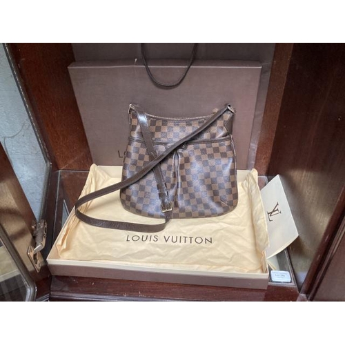 398 - Authentic Louis Vuitton Damier Ebene Bloomsbury PM Shoulder Bag N42251, with dust bag, box, carry ba... 