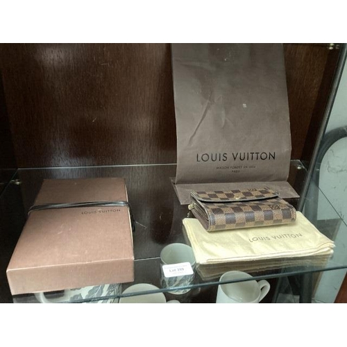 399 - Louis Vuitton Alexander M60047 purse wallet with dust bag, box and carry bag (used condition)