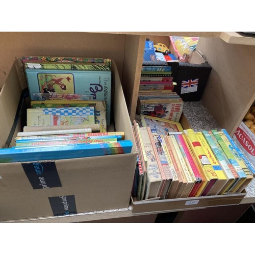 408 - 3 boxes of mainly vintage children's books inc. Enid Blyton, Walt Disney etc.