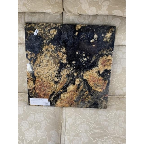 44 - Matrix gold granite pastry board 400 x 400mm