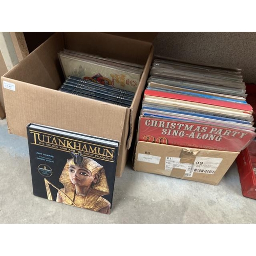 461 - 2 boxes of mainly LP's inc. John Lennon, Jim Reeves, Top Of The Pops, The Kinks, Bruce Springsteen e... 