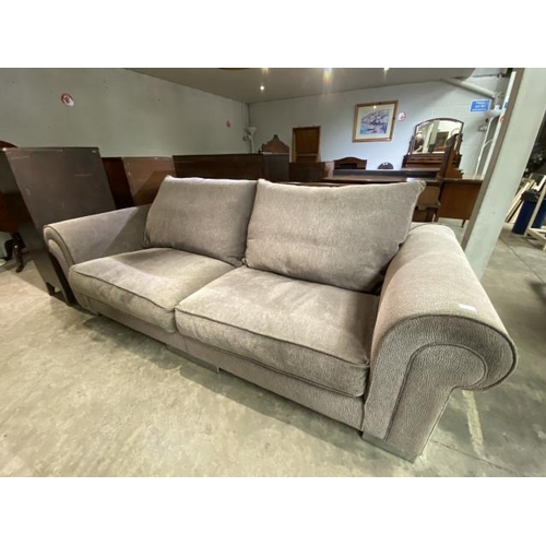 78 - Michael Tyler Furniture Ltd settee, upholstered in grey 230W