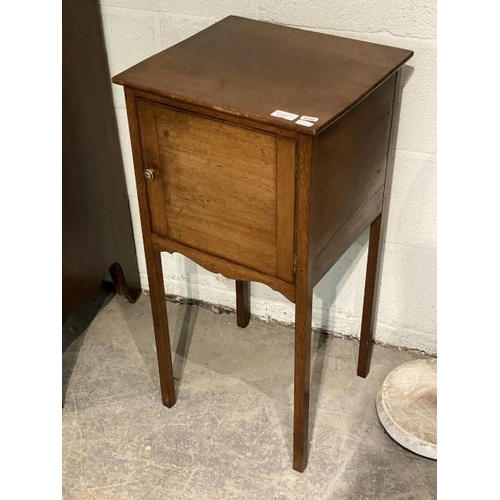 81 - Mahogany nightstand 78H 38W 35D