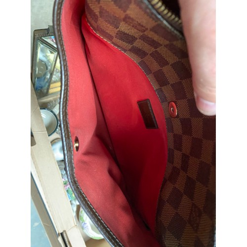 398 - Authentic Louis Vuitton Damier Ebene Bloomsbury PM Shoulder Bag N42251, with dust bag, box, carry ba... 